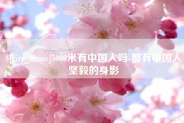 银川5000米有中国人吗-都有中国人坚毅的身影