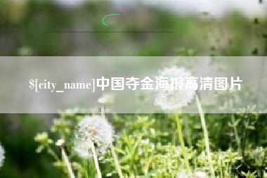 银川中国夺金海报高清图片