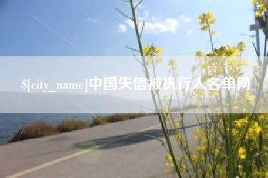 银川中国失信被执行人名单网