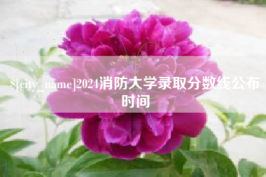 银川2024消防大学录取分数线公布时间