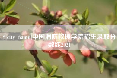 银川中国消防救援学院招生录取分数线2021