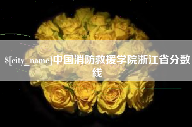 银川中国消防救援学院浙江省分数线