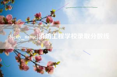 银川消防工程学校录取分数线